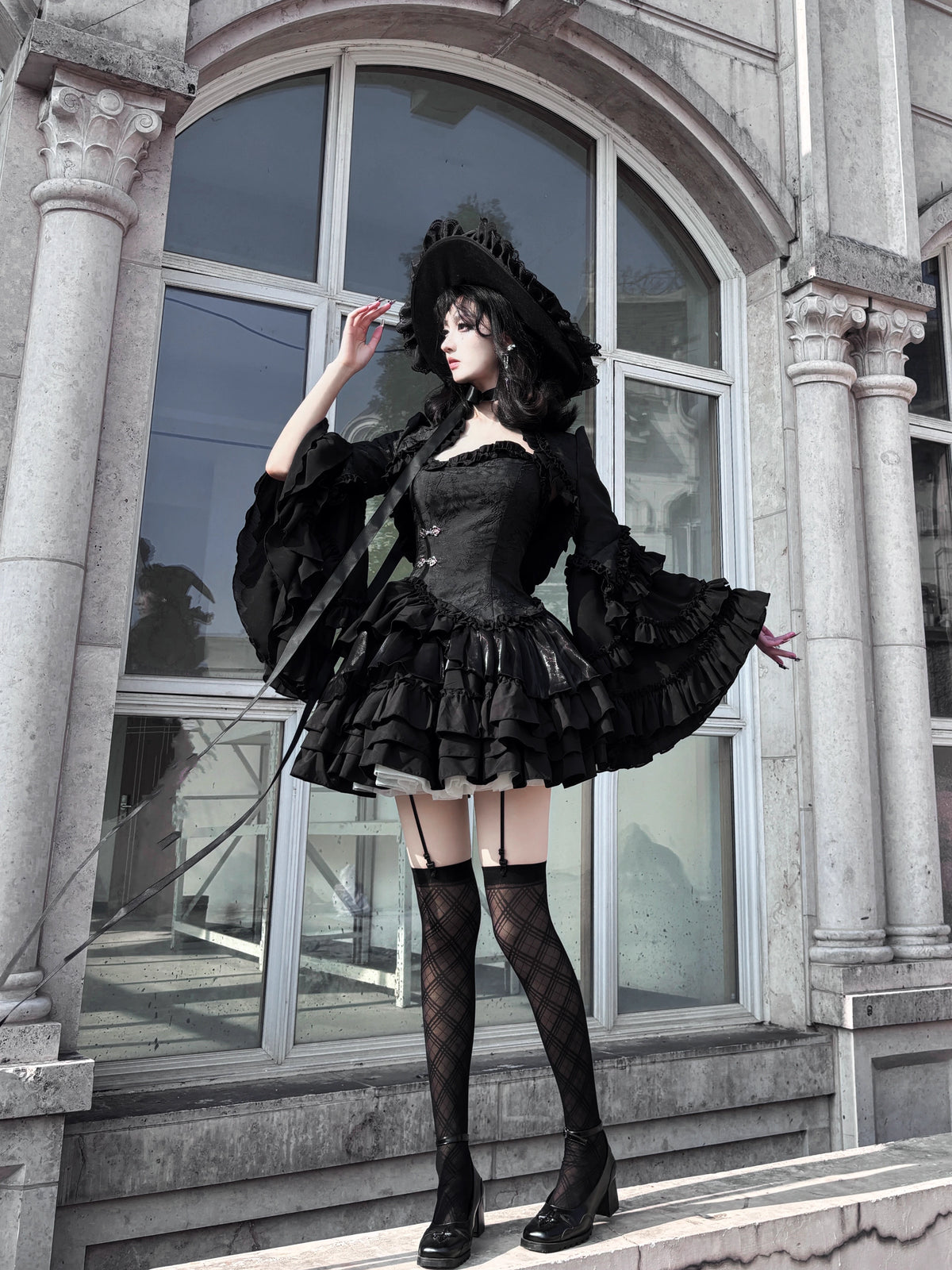 販売期間終了】Night Visit Vampire 姫袖ボレロ – ロリータ 販売期間終了】Night Visit Vampire 姫袖ボレロ – ロリータ