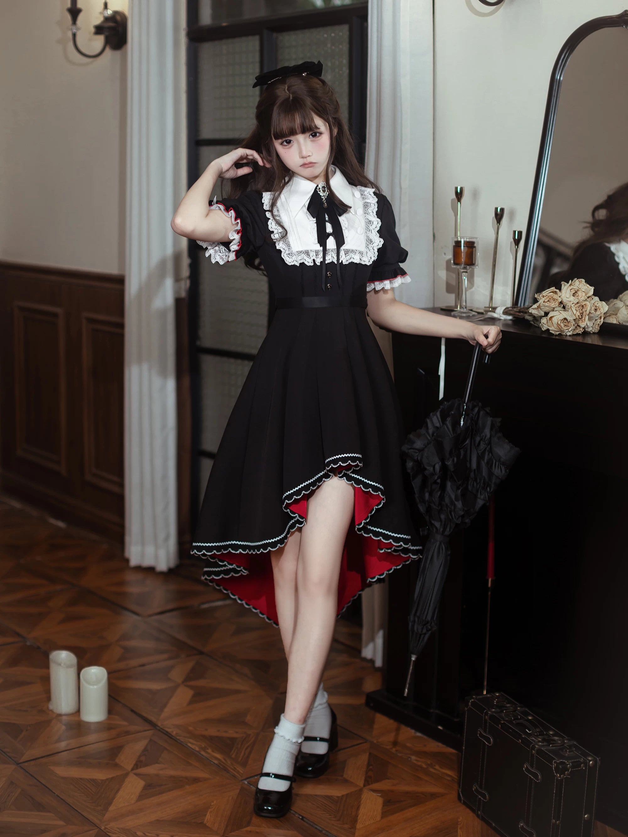 ロザリンドの黒薔薇 ゴシックワンピース