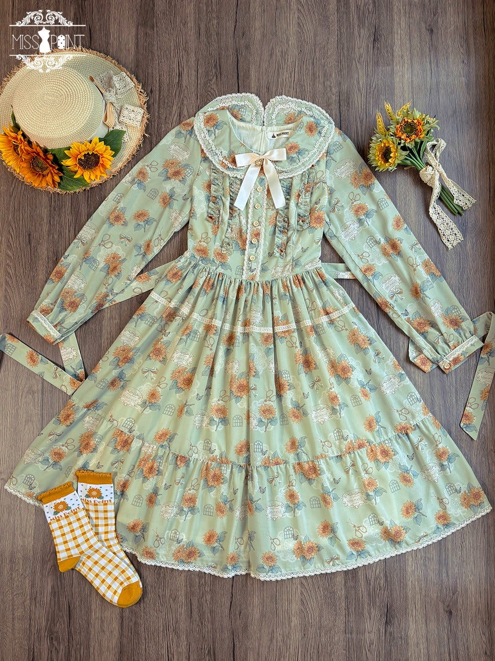 【予約販売】Gardening Sunflower デイリーワンピース