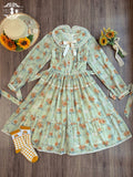 [Pre-order] Gardening Sunflower Daily Dress