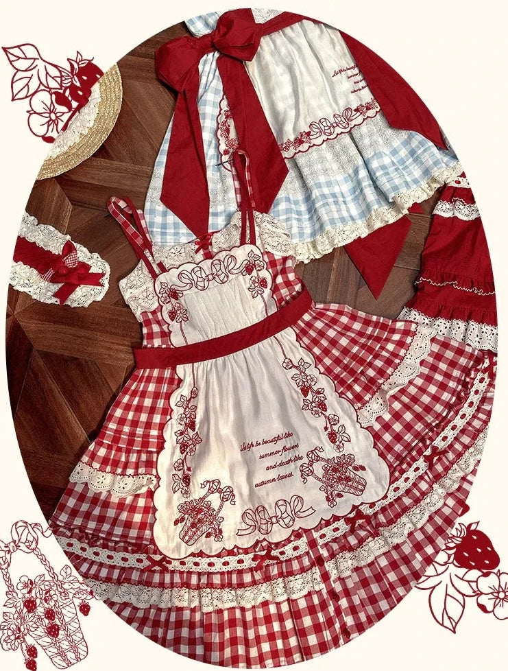 Strawberry Basket ジャンパースカート