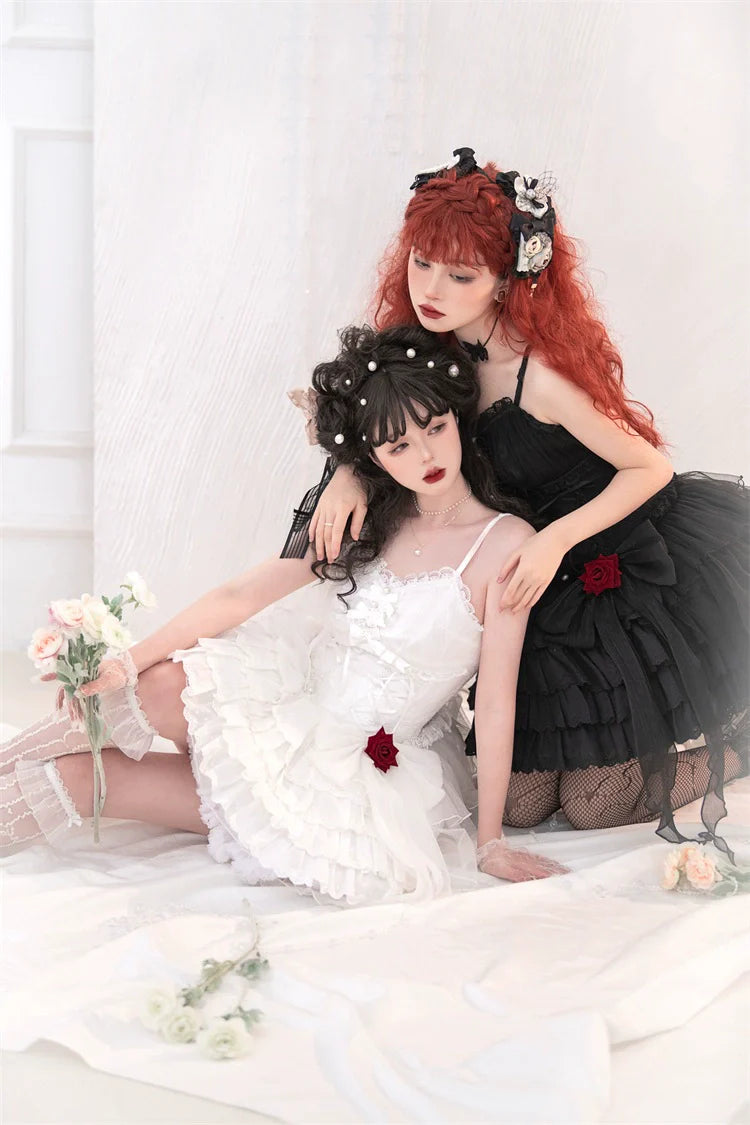 Angel and Demon 一輪の薔薇ジャンパースカート
