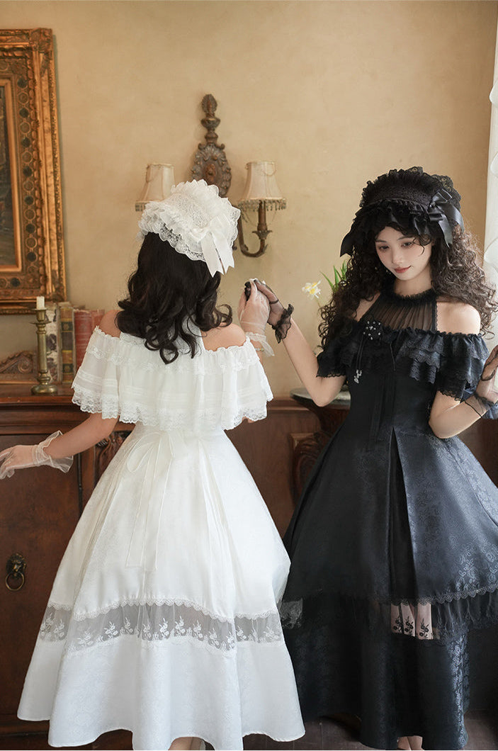 ローズジャガードホルターネックワンピース 単品・セット