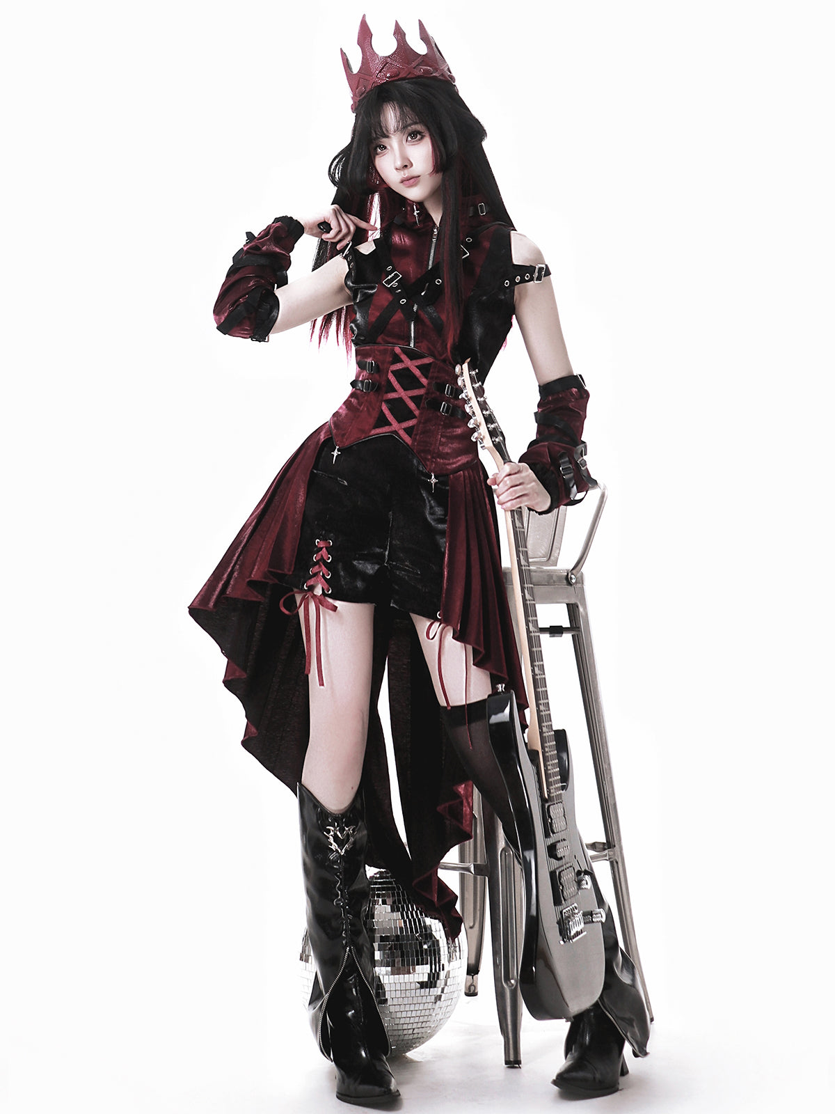 Assassin ブラックベルトショートパンツ4点セット
