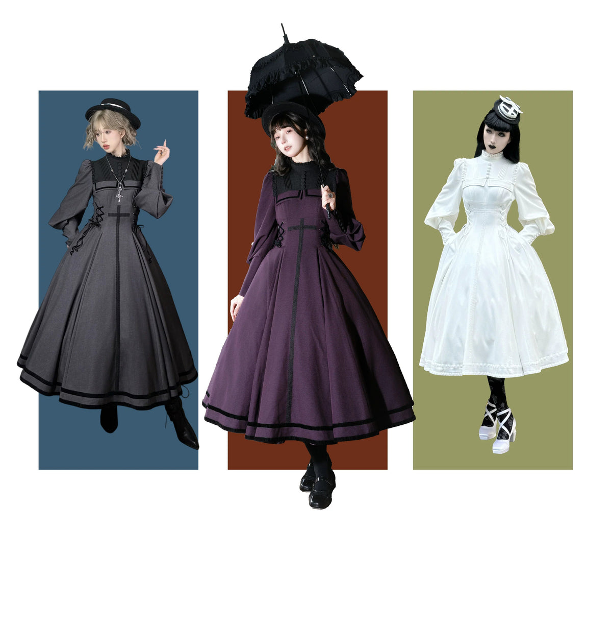 【受注予約10/21まで】Raven Messenger ゴシックロングワンピース