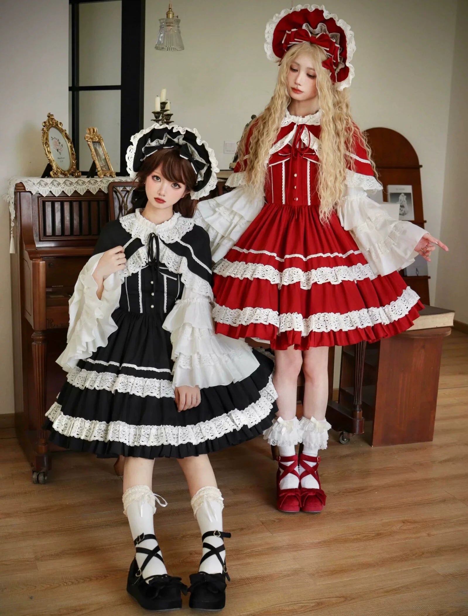Caramel Doll レースのジャンパースカート