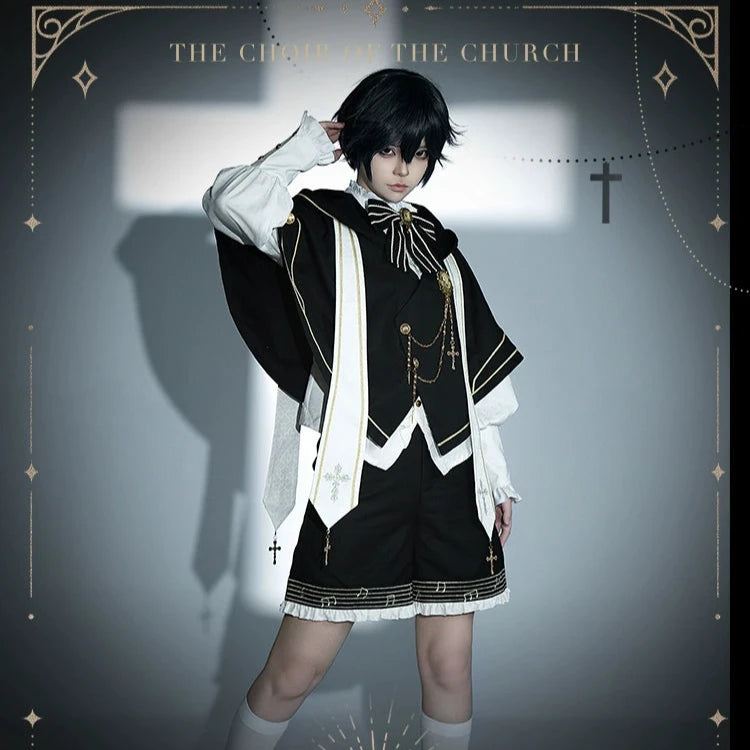 【受注予約11/4まで】The Choir of the Church 皇子系セットアップ・ブラック