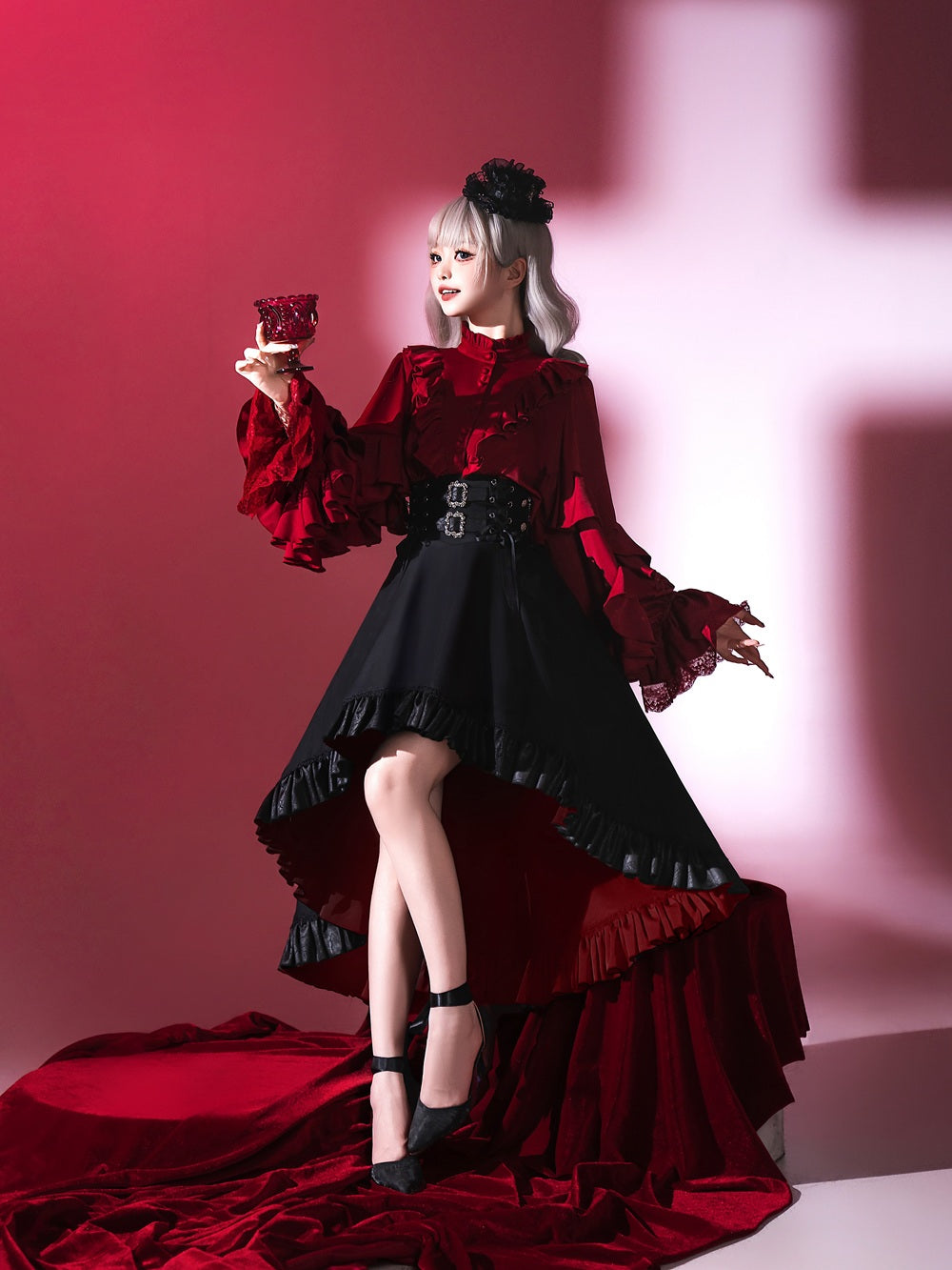 【受注予約8/19まで】Day and Night Songs フリルブラウス・スペシャルver.