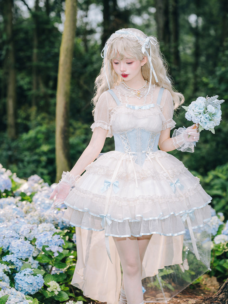 【予約販売】Fairy Garden バレエ風ショートドレス 新色追加