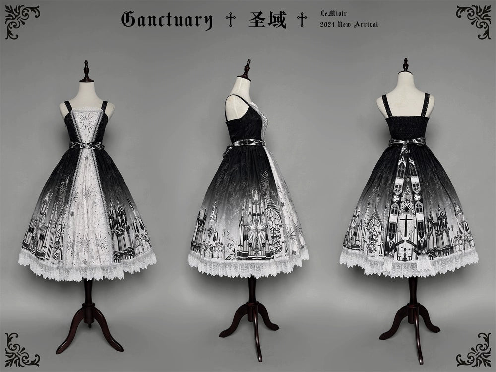 【販売期間終了】Sanctuary ゴスロリプリントジャンパースカート