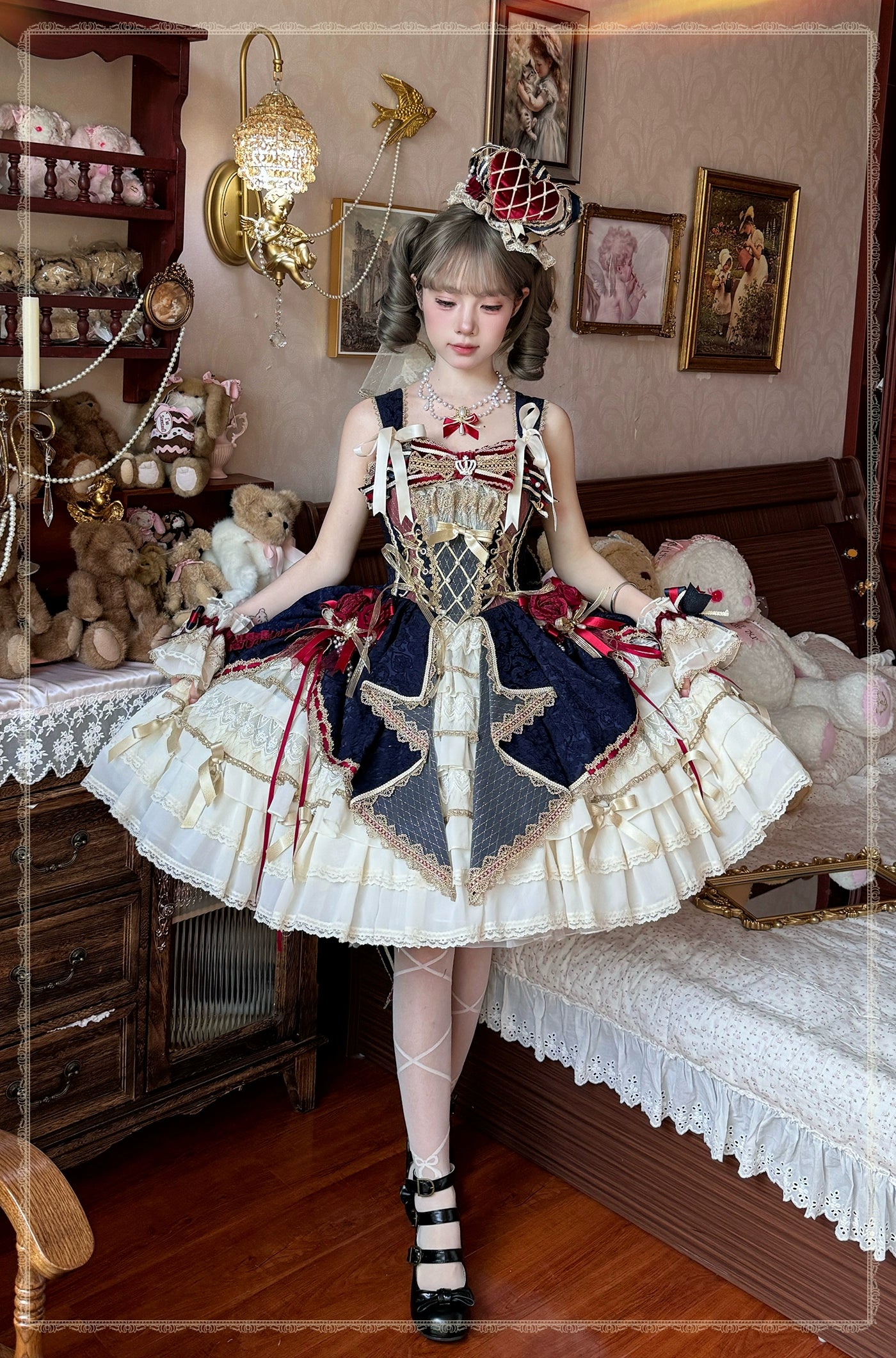 【受注予約11/27まで】Snow White Rose Coronation  ドレスフルセット