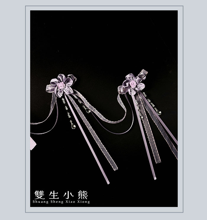 同時購入のみ【受注予約4/28まで】Camellia Dream サッシュベルト・ブローチ・コサージュ・ポシェット