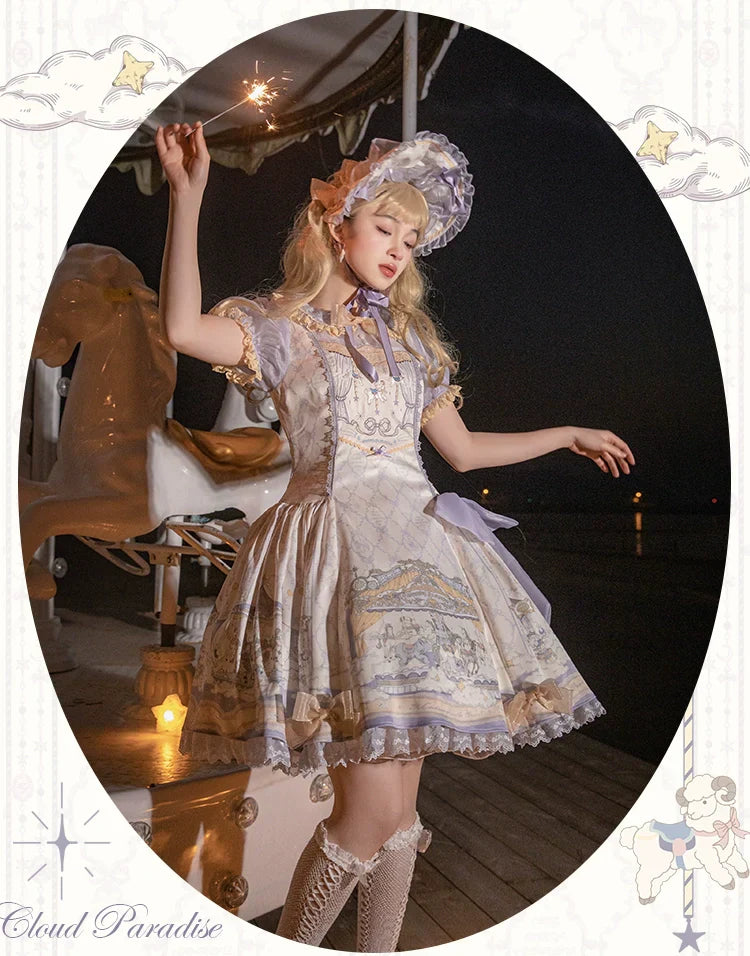 Cloud Paradise 半袖ワンピース