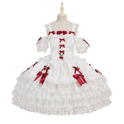 [Pre-orders until 2/10] Swing Strawberry Angel Luxury Jumper Skirt