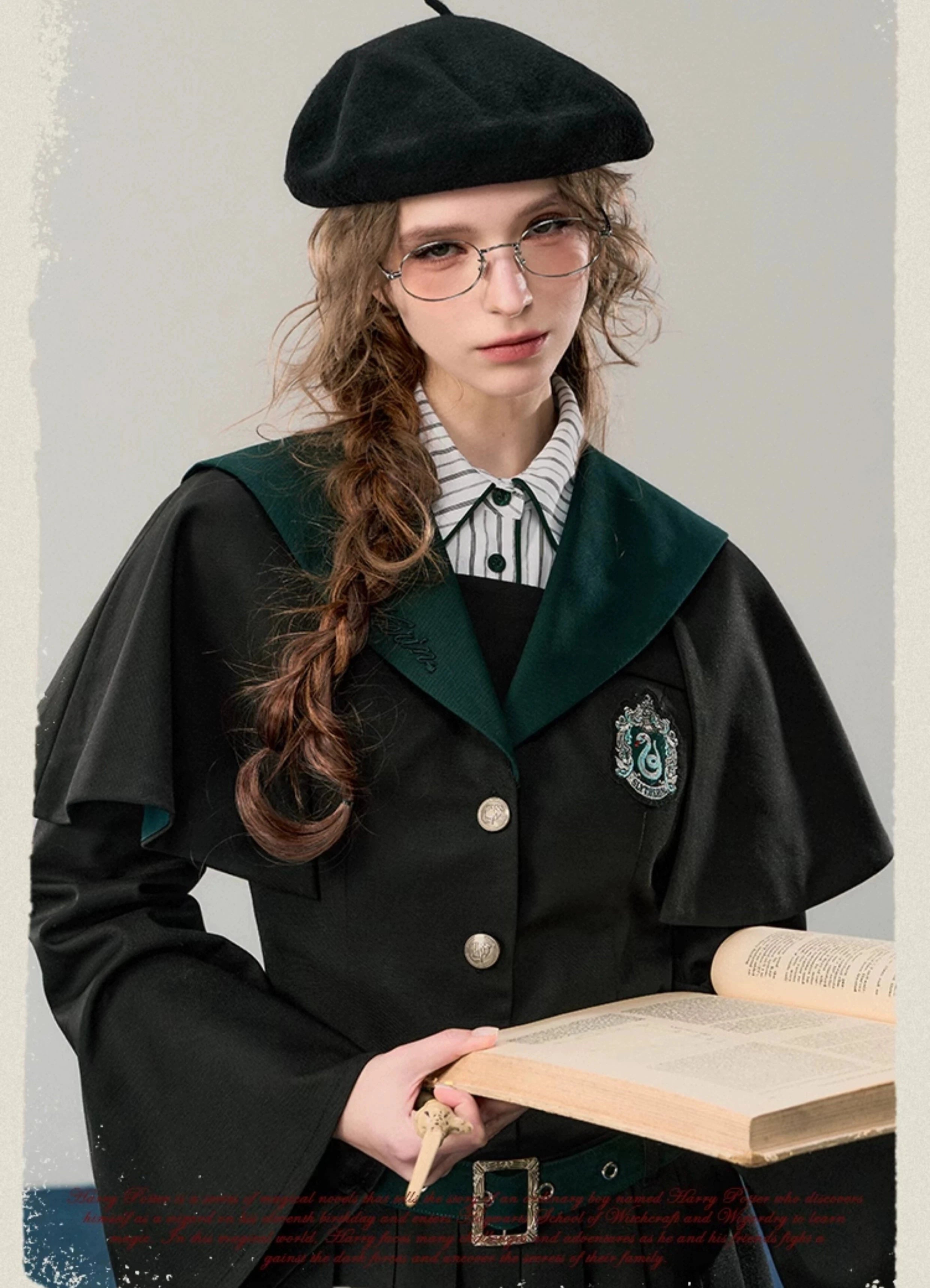 [Pre-order] Hogwarts School of Witchcraft and Wizardry Cape Design Mini Dress