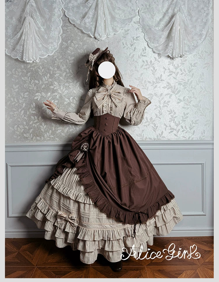 【受注予約10/28まで】Victorian Duke ブラウス・ボレロ・スカートフルセット