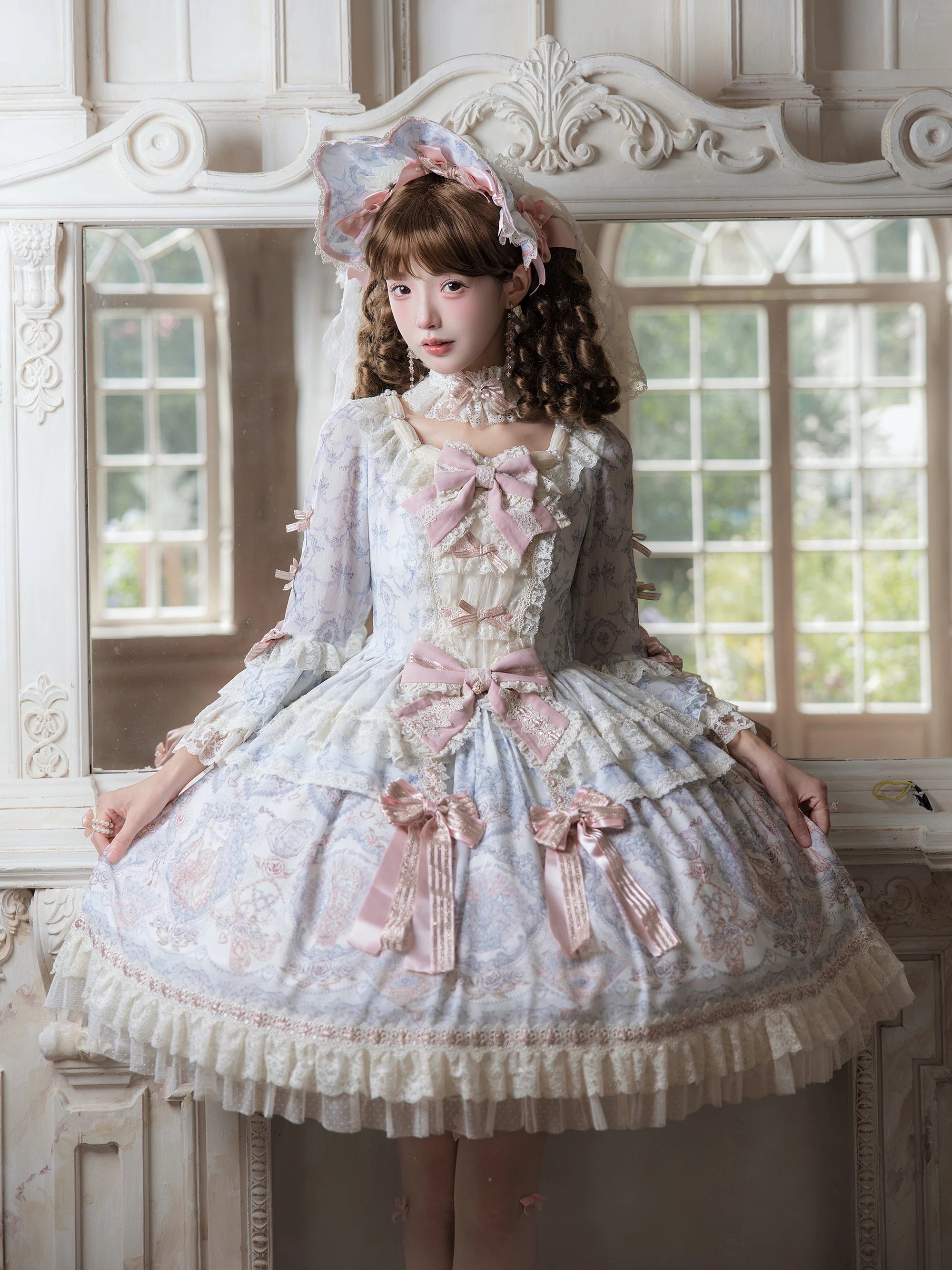 【受注予約9/13まで】Rose Aroma エレガントドレス