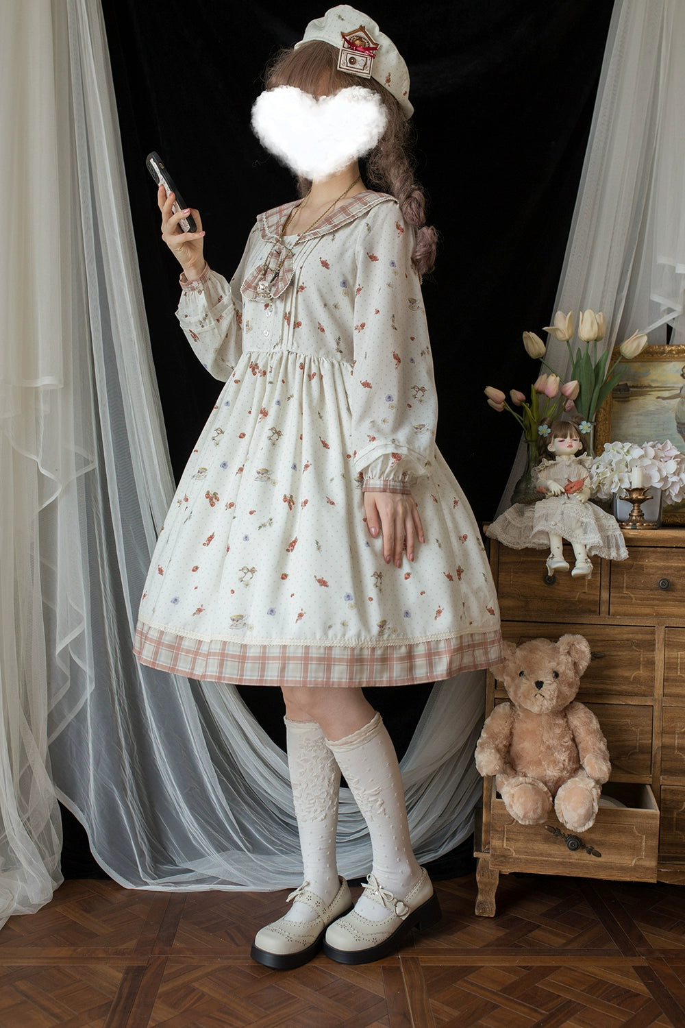 予約販売】Autumn Pleasure セーラーカラーワンピース – ロリータ 予約販売】Autumn Pleasure セーラーカラーワンピース – ロリータ