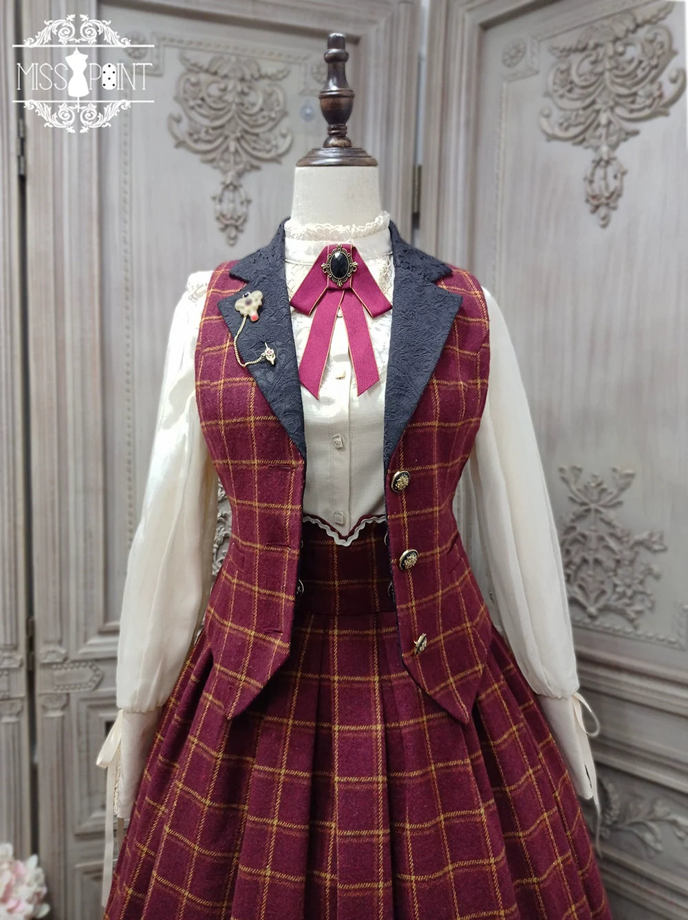 【予約販売】英国クラシカルロリィタ ウォームチェックベスト