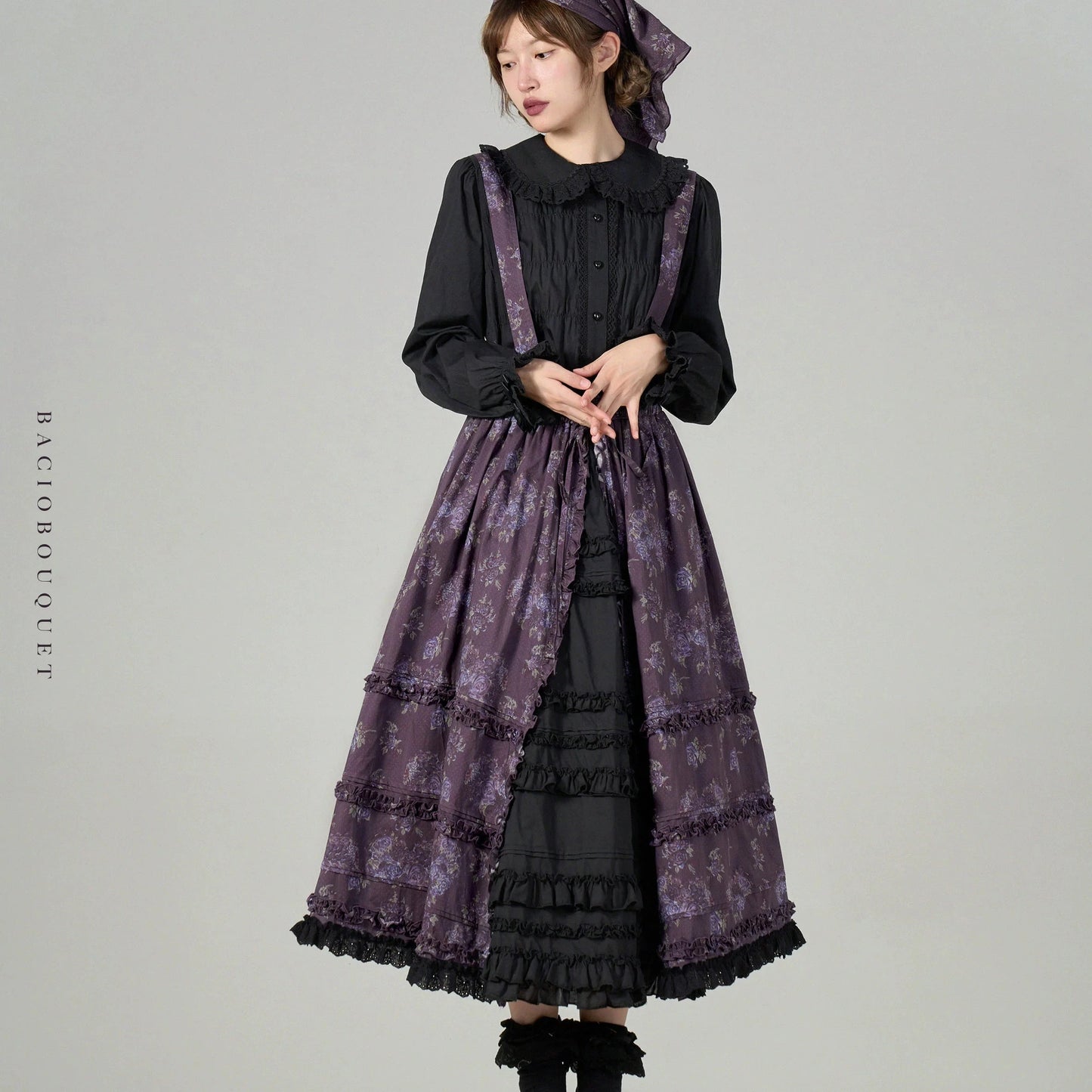 [Pre-orders until 9/9] Bouquets for Autumn Days Strap Skirt