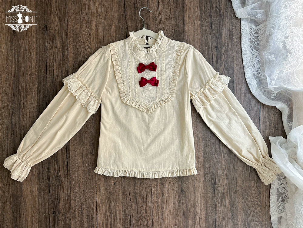 【予約販売】Sweet Berry Rabbit スタンドカラーブラウス