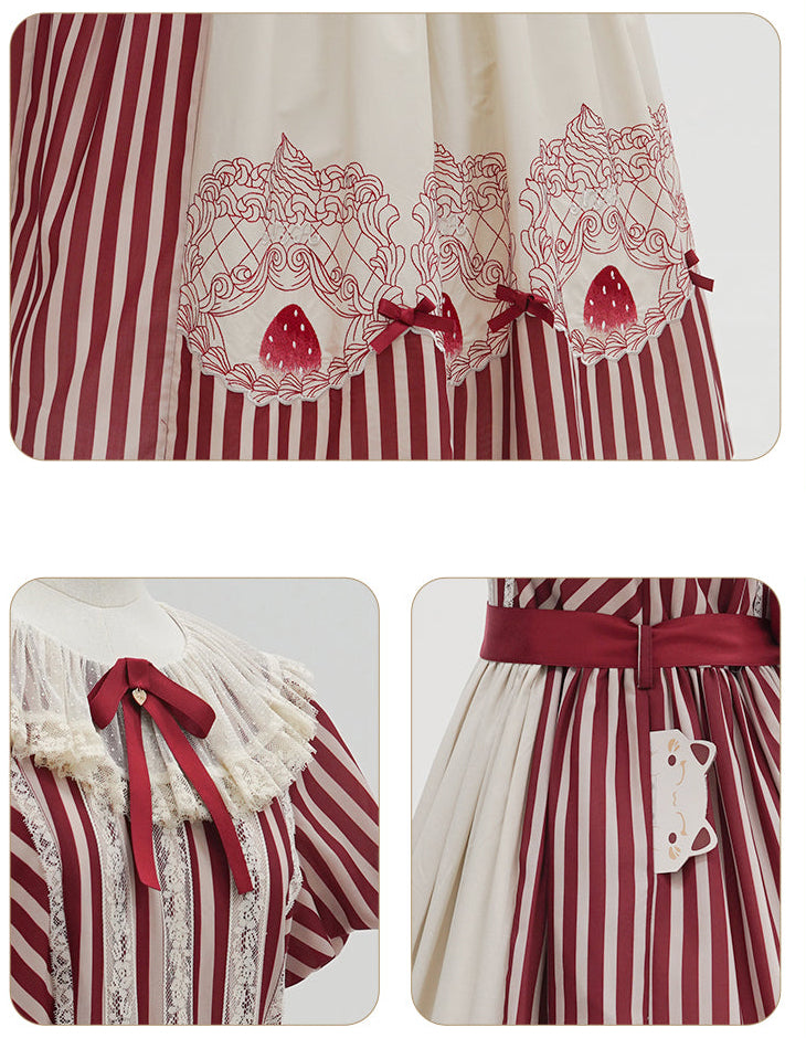 【受注予約12/18まで】Strawberry and Bear Theater ワンピース