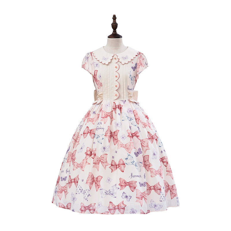 Ribbon Eternal Garden Short Sleeve Dress Type 2