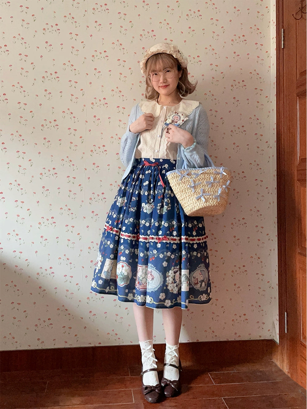 【予約販売】Sweetie Sheep プリントスカート