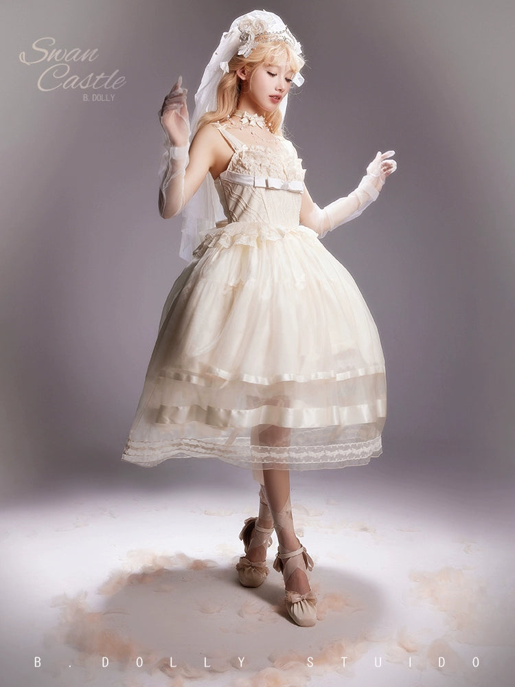 swan lake off white jumper skirt