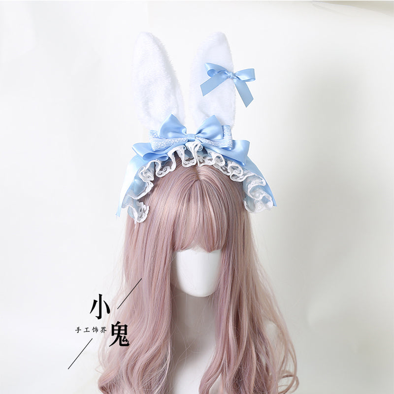 rabbit ear ribbon headband