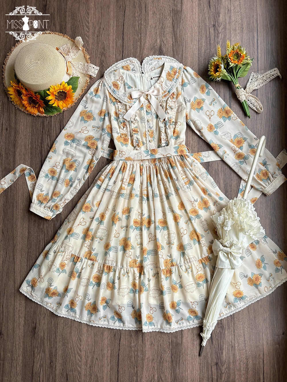 【予約販売】Gardening Sunflower デイリーワンピース