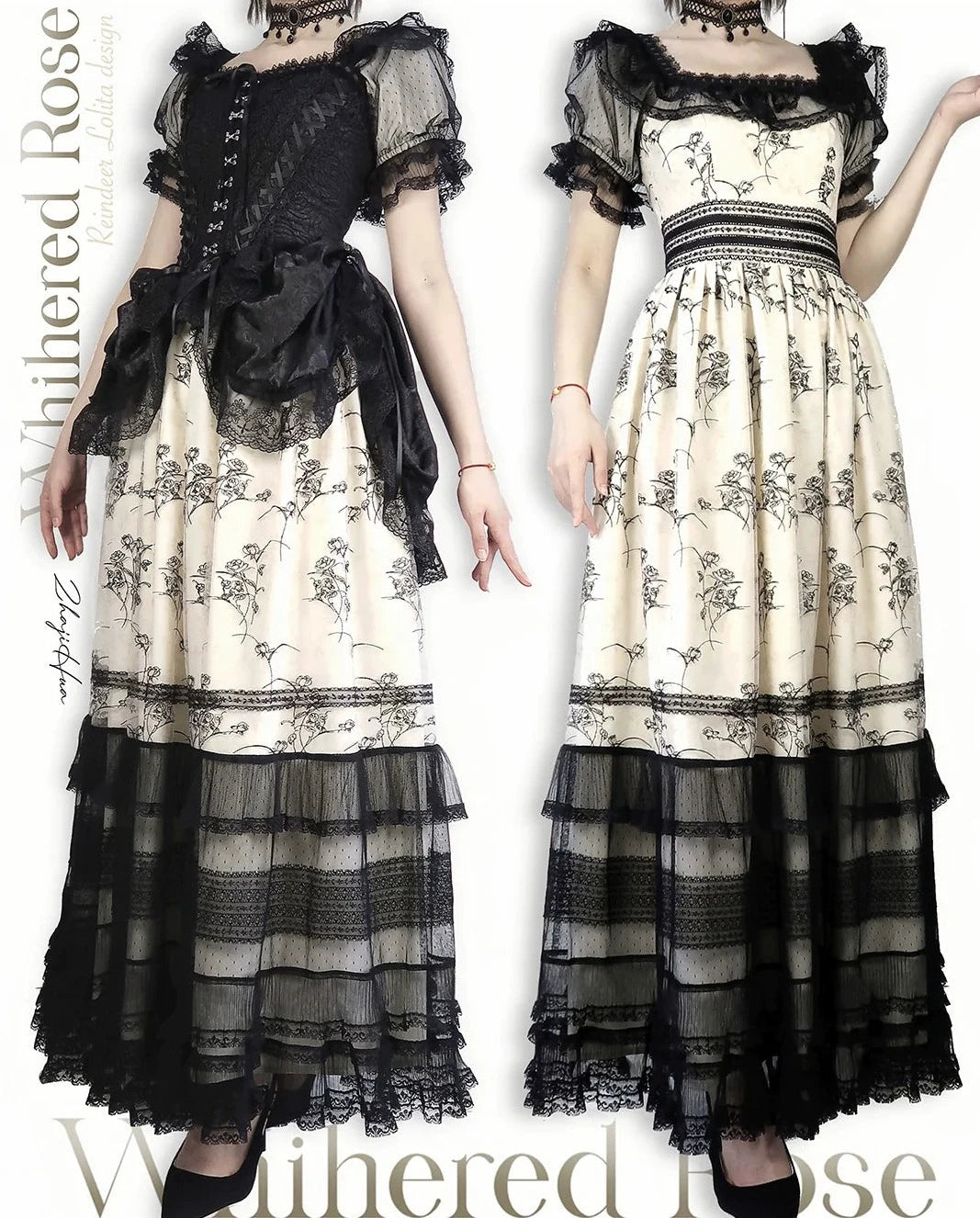 [Pre-orders available until 5/19] Withered Rose Elegant Long Dress