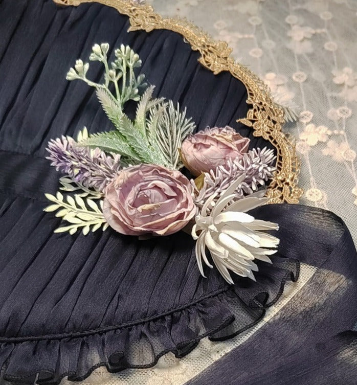 【同時購入のみ】Porcelain Flower Garden フラットハット