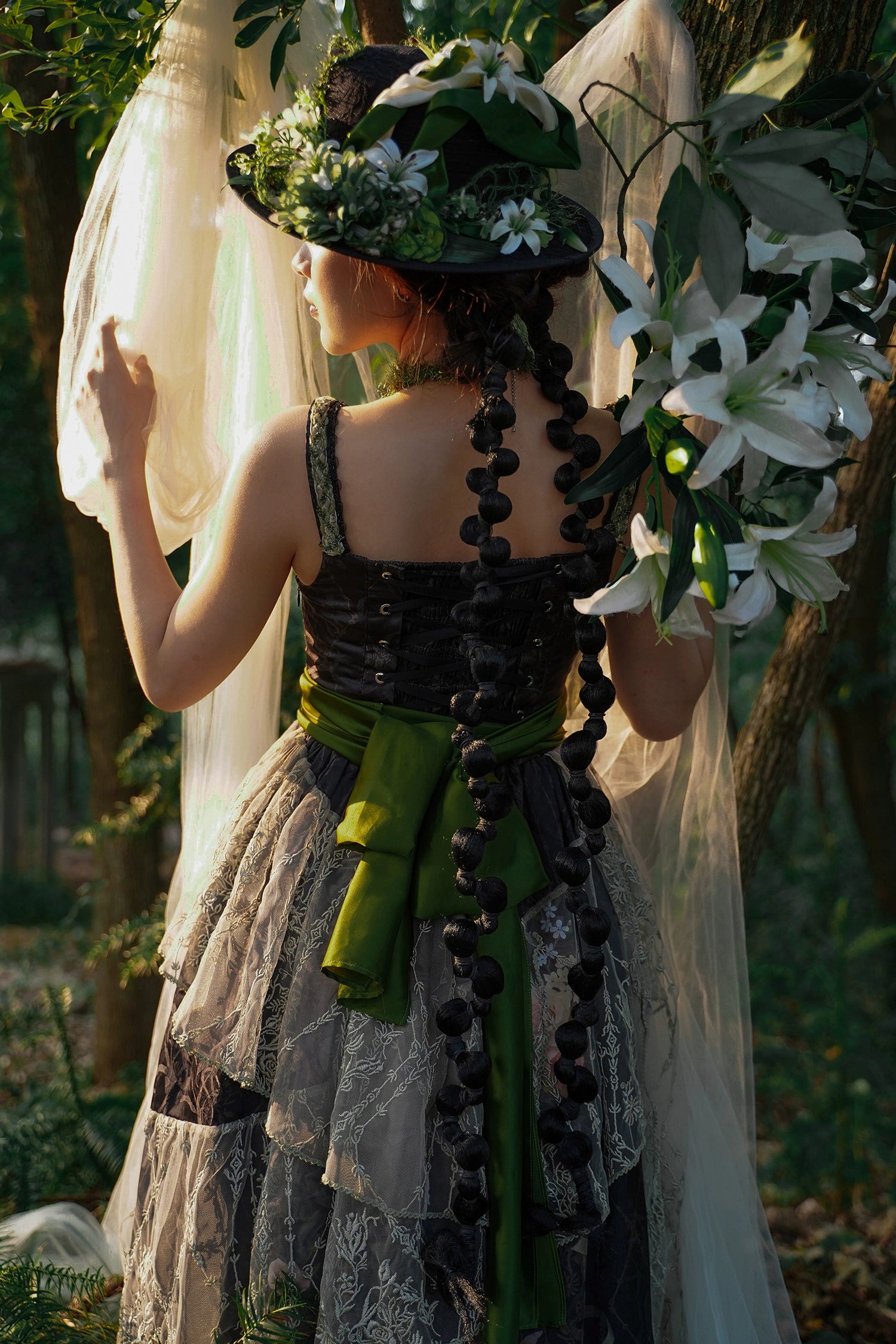 [Pre-orders available until 1/23] Anthea Garden jumper skirts in two styles, with floral prints