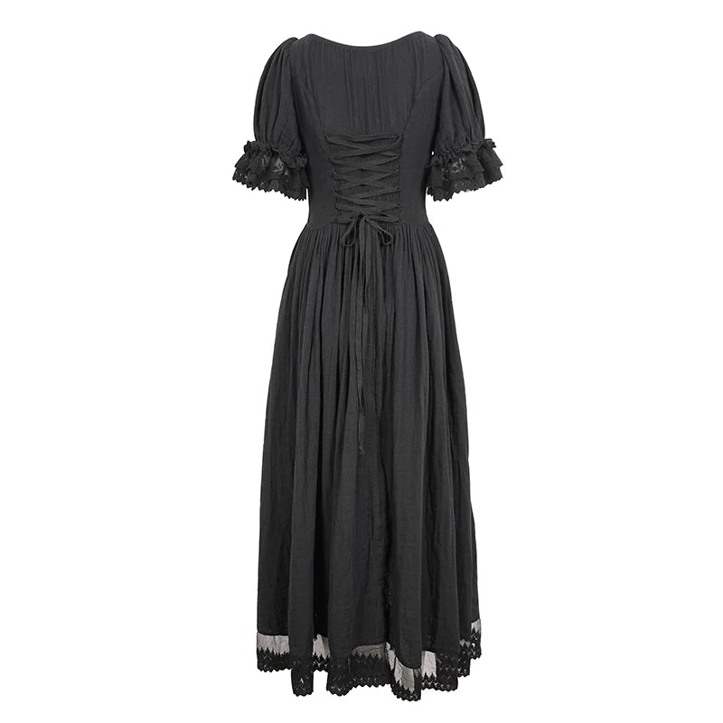 【Devil Fashion】ゴシックヴィクトリアン ティアードスカートワンピース | Noir Victorian