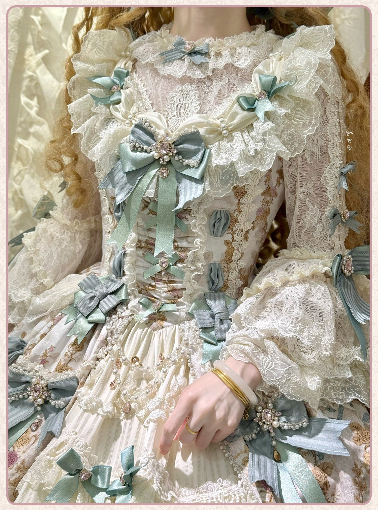 【受注予約6/16まで】Antique Gemstone Fragrance ジャンパースカート4点セット