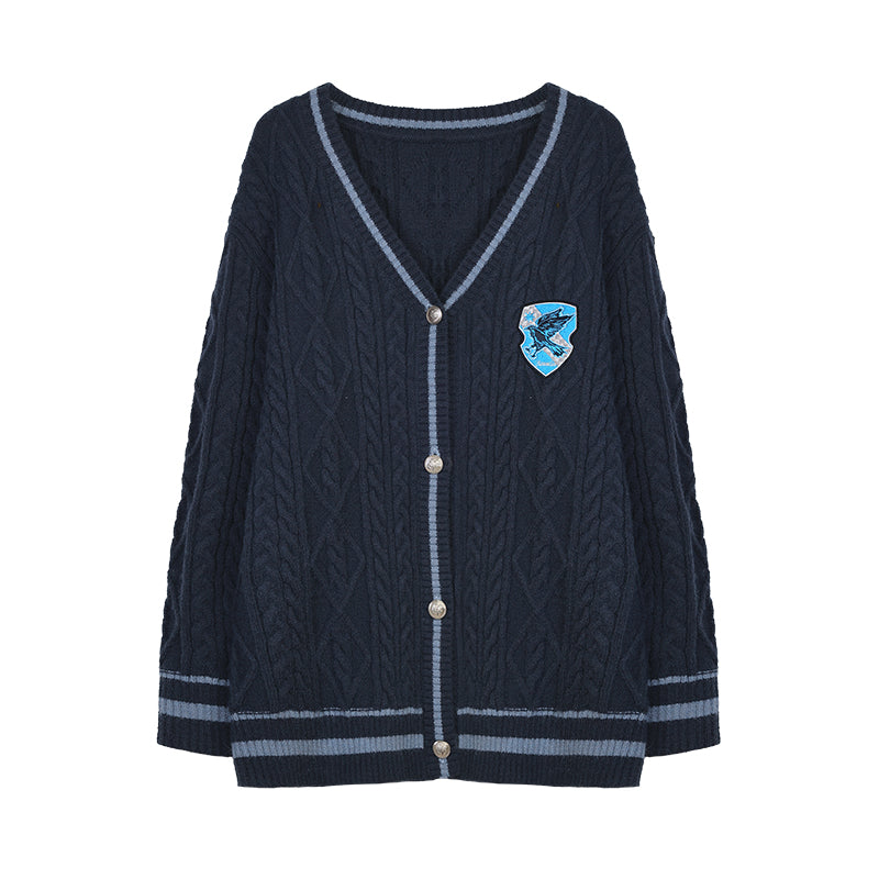 [Pre-order] Hogwarts School of Witchcraft and Wizardry Loose Fit Cable Cardigan