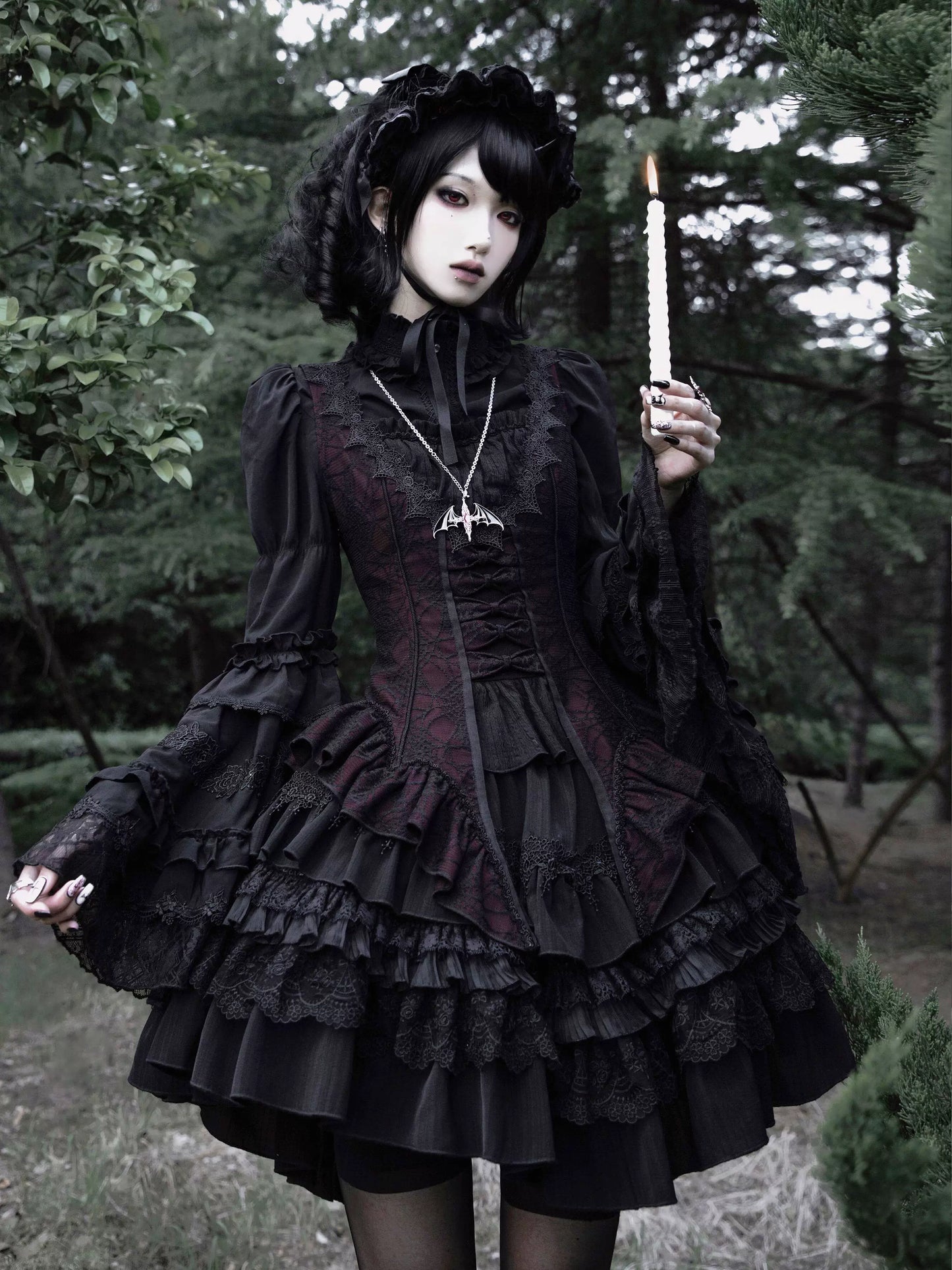 [Sales period ended] Breaking Celemony Gothic Lolita Mini Skirt