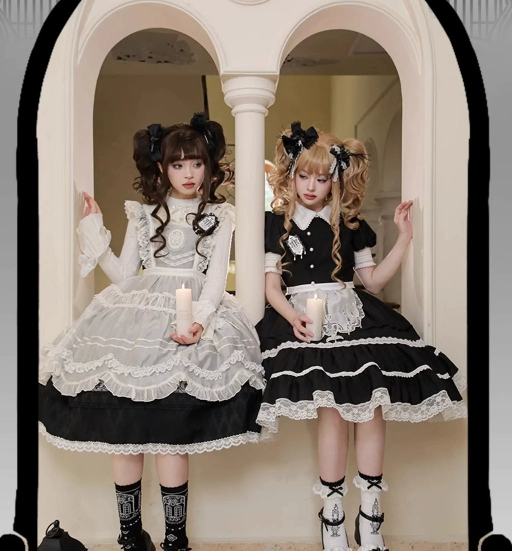 [Resale/Pre-orders available until 11/3] Evensong ribbon jumper skirt