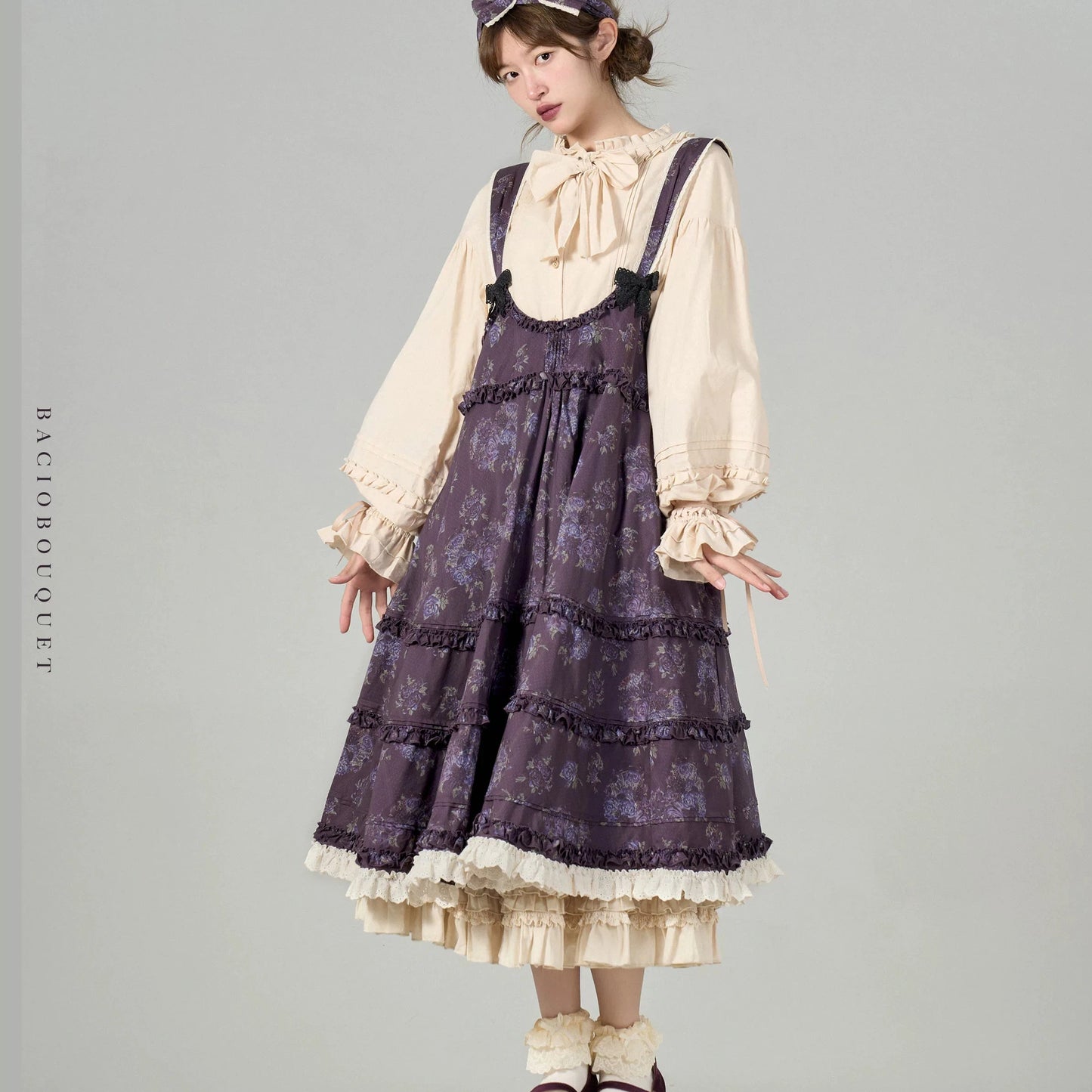 [Pre-orders until 9/9] Bouquets for Autumn Days Overalls Jumper Skirt