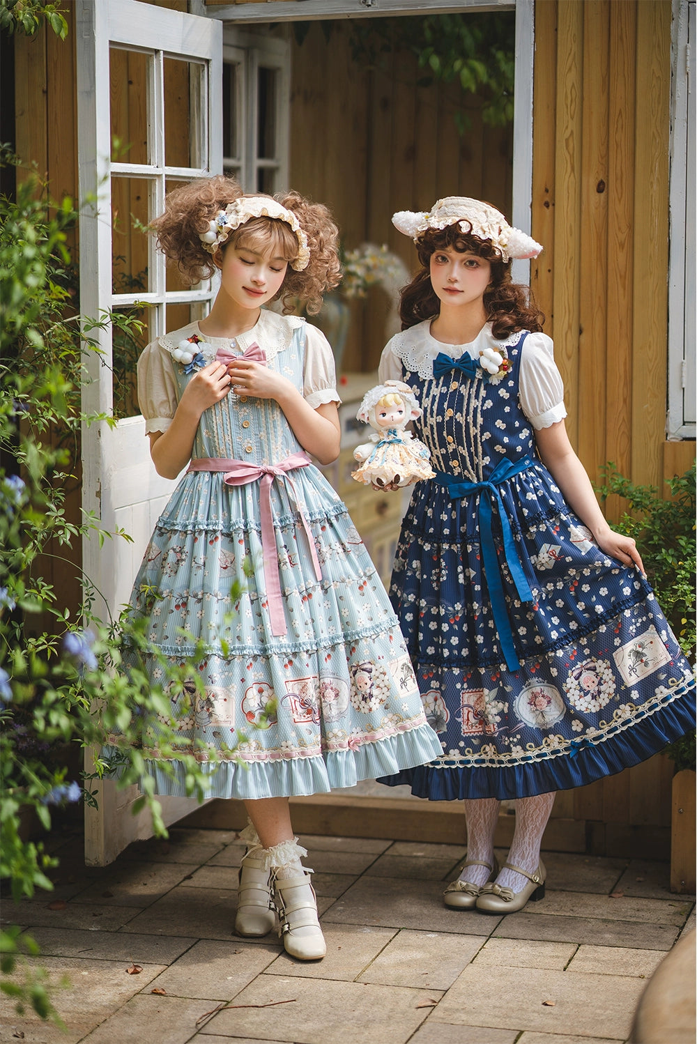 [Pre-orders available until 2/19] Sweetie Sheep Print Jumper Skirt