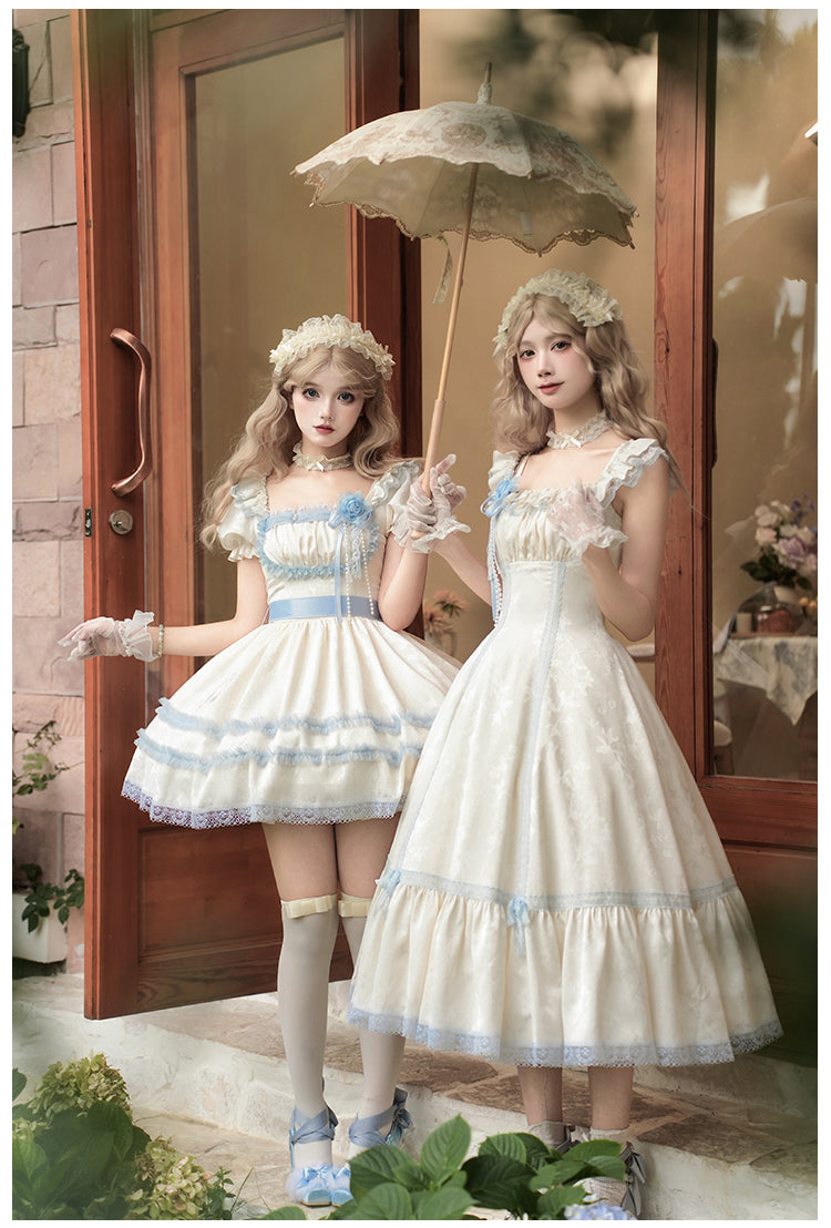 予約販売】Sea Salt Iced Tea ライトブルージャガードジャンパー