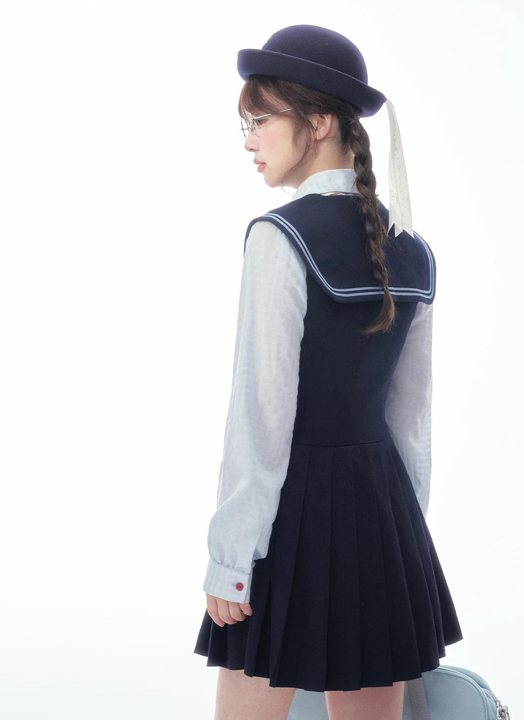 サンリオ シナモロール セーラーカラーのジャンパースカート
