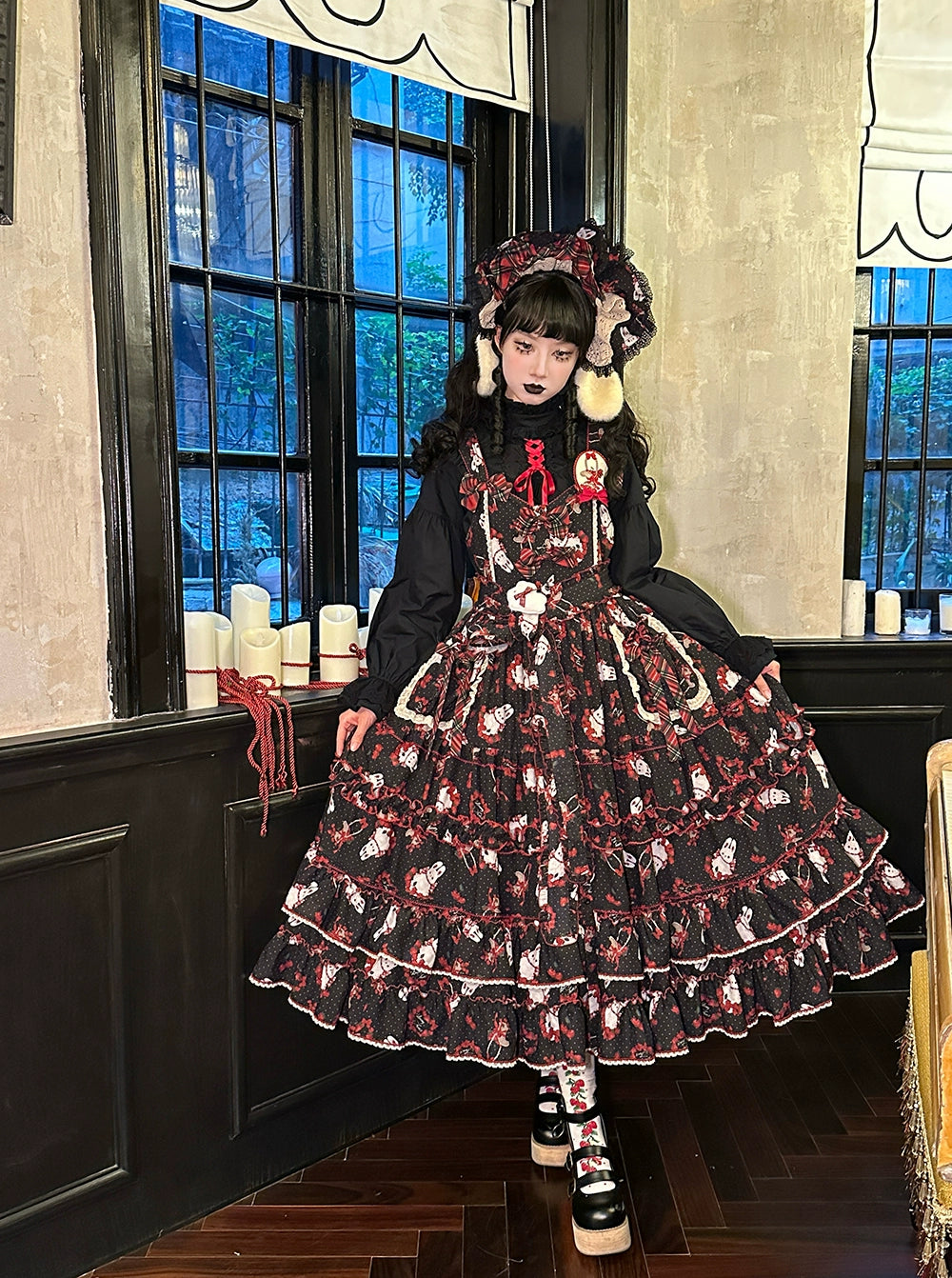 予約販売】Sweet Berry Rabbit ジャンパースカート – ロリータ 予約販売】Sweet Berry Rabbit ジャンパースカート – ロリータ