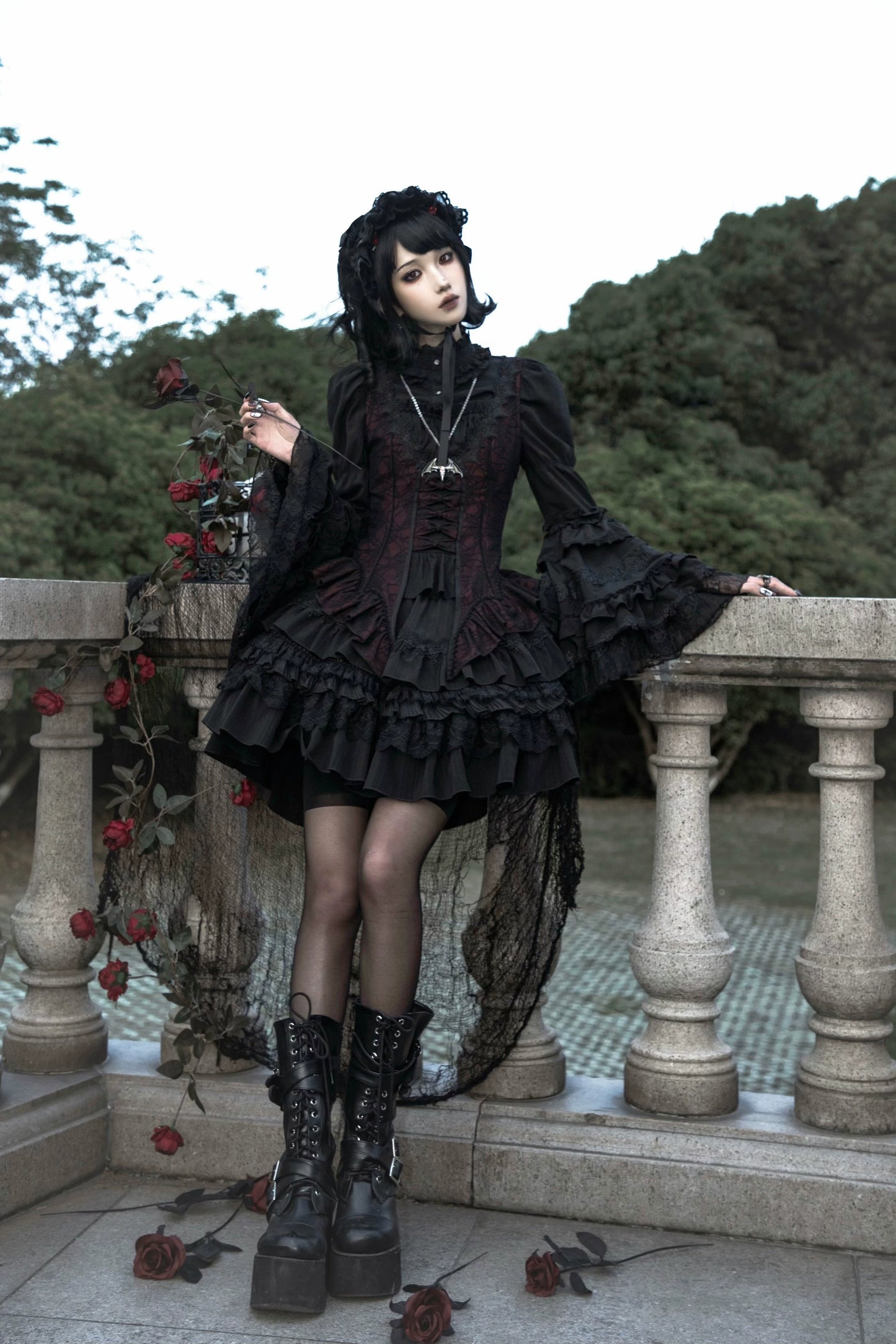 [Sales period ended] Breaking Celemony Gothic Lolita Mini Skirt