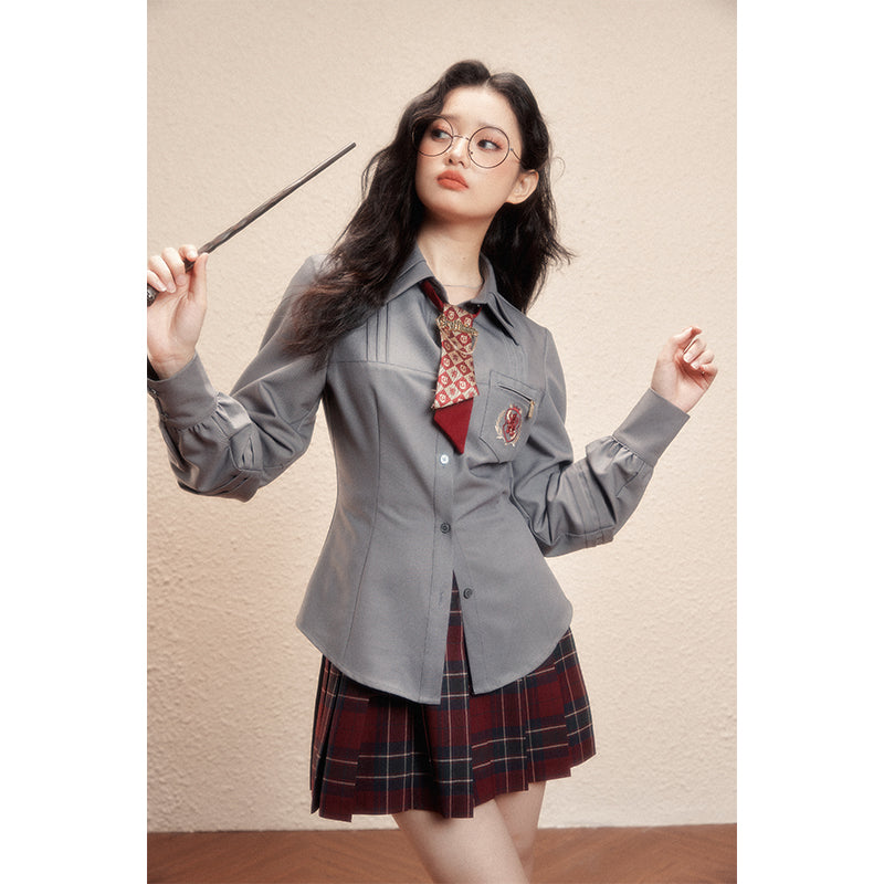 [Pre-orderle] Hogwarts School of Witchcraft and Wizardry waist shape blouse