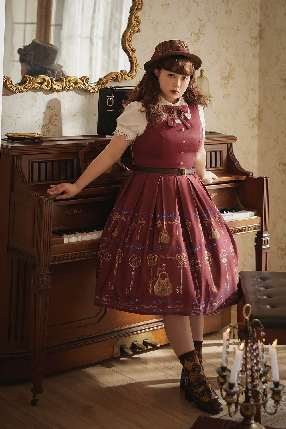 Secret Key Antique Jumper Skirt