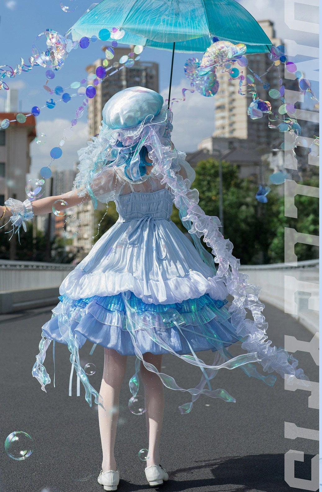 受注予約7/30まで】琉璃海月 幻想ジャンパースカート – ロリータ