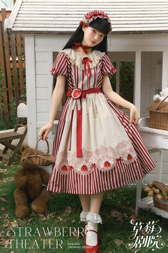 【受注予約12/18まで】Strawberry and Bear Theater ワンピース