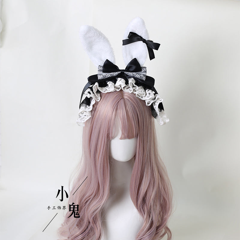 rabbit ear ribbon headband